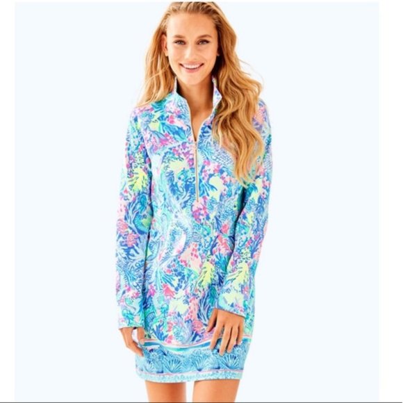 Lilly Pulitzer Dresses & Skirts - Lilly Pulitzer Skipper Dress Mermaid Cove Size L